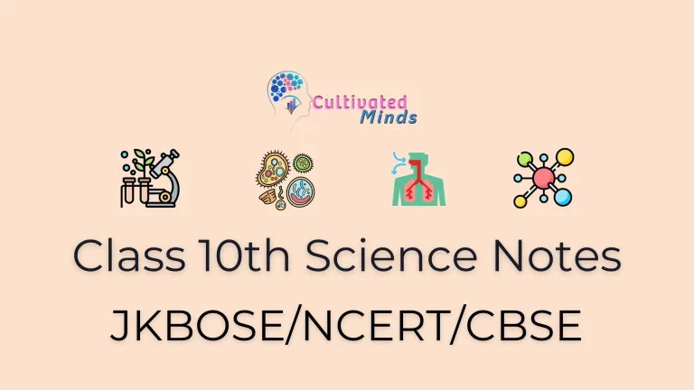 class 10th Science Notes